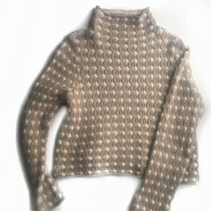 Anthropologie Sleeping on Snow Thick Knit Sweater